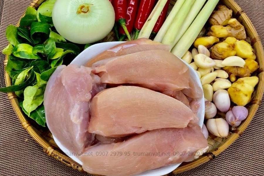 Sơ chế thịt gà