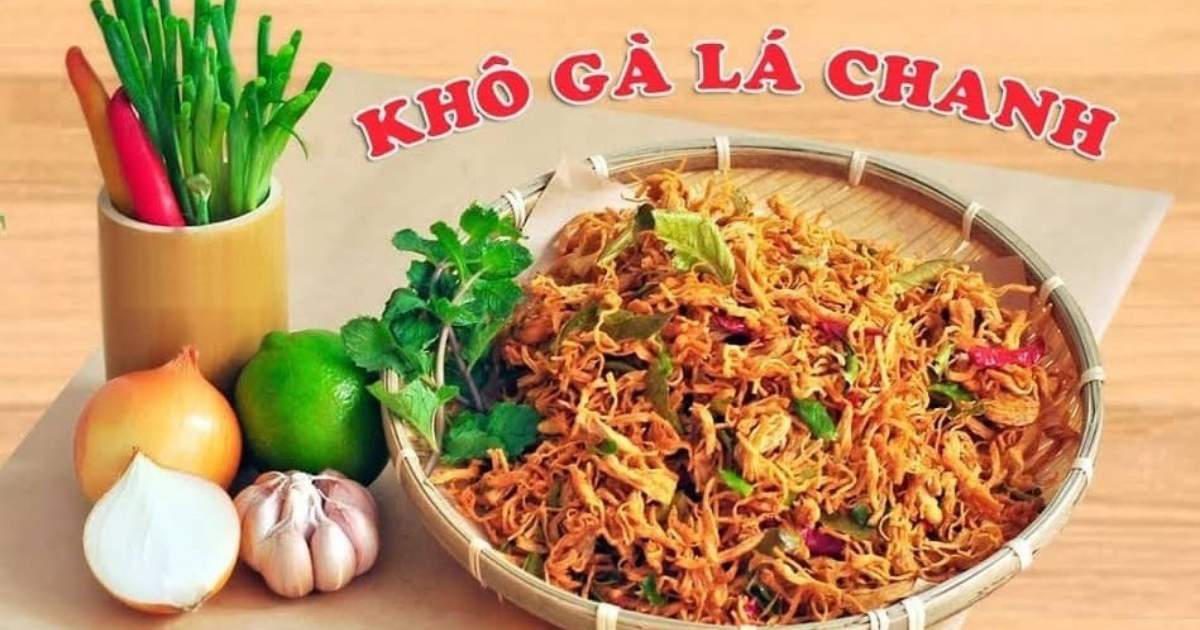 Khô gà lá chanh ngon