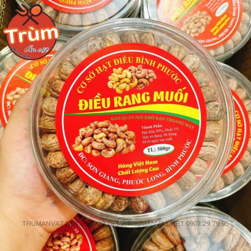 Hạt Điều Rang Muối Bình Phước Loại 1