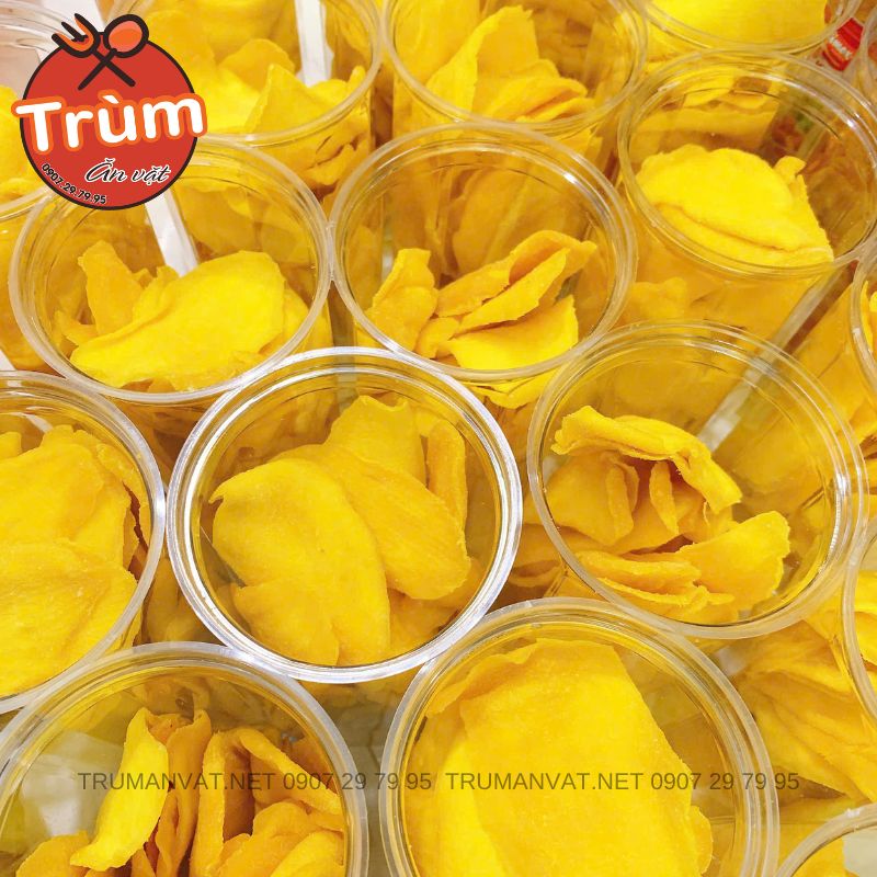 Xoài Sấy Dẻo ngon không đường tại Trùm Ăn Vặt
