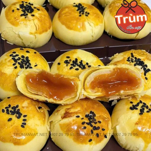 Bánh trứng chảy liu xin su​ trứng muối Đài Loan - Ảnh 4