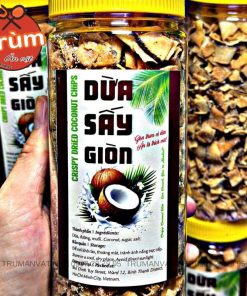 Dừa sấy giòn thơm ngon