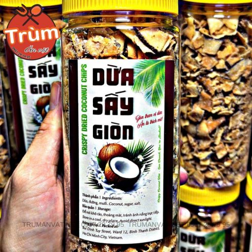 Dừa sấy giòn thơm ngon