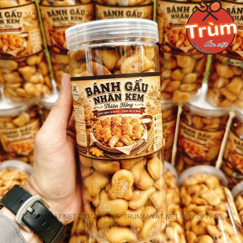 Bánh gấu Thiên Hồng Nhân Kem Sữa