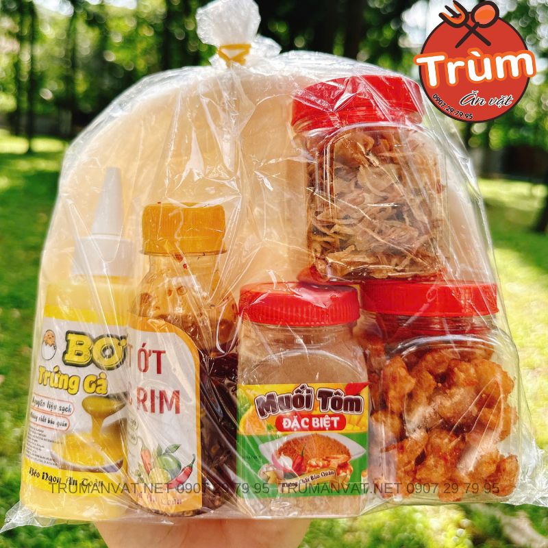 Combo Bánh tráng phơi sương tóp mỡ - Đậm đà kích thích