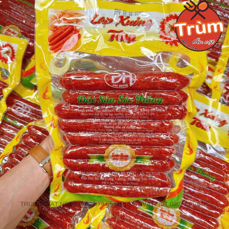 Lạp Xưởng Tôm Sóc Trăng - Đặc sản thơm vị quê - Ảnh 4