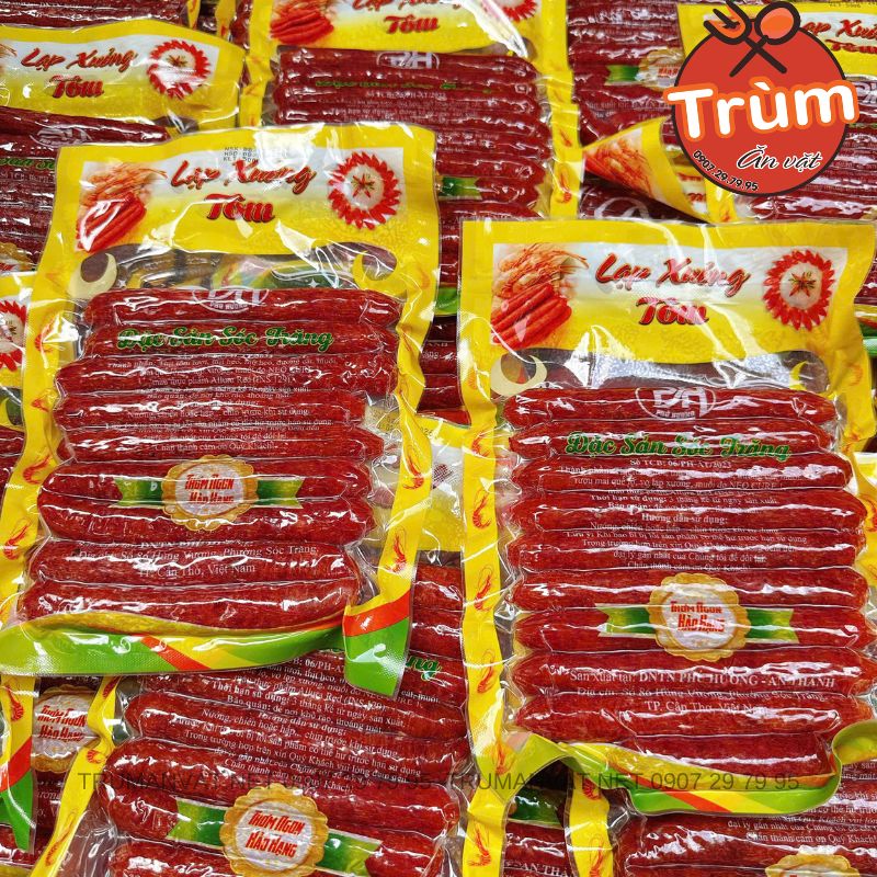 Lạp Xưởng Tôm Sóc Trăng - Đặc sản thơm vị quê - Ảnh 3