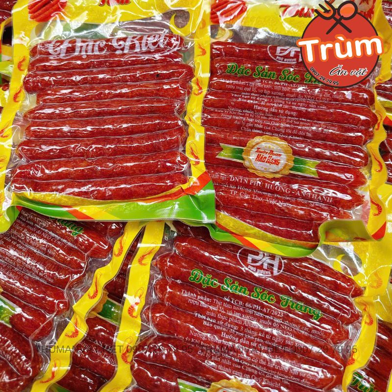 Lạp Xưởng Tôm Sóc Trăng - Đặc sản thơm vị quê - Ảnh 2
